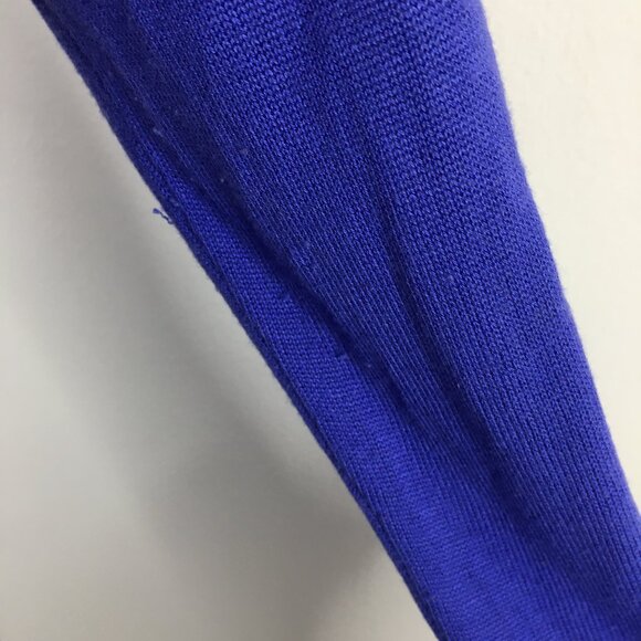 GUESS by MARCIANO Blue/Purple'ish Cashmere Blend Knit Open Front Cardigan - Picture 12 of 12